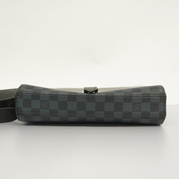 Auth Louis Vuitton Shoulder Bag Damier Cobalt Newport Messenger MM N41585 - Picture 3 of 10